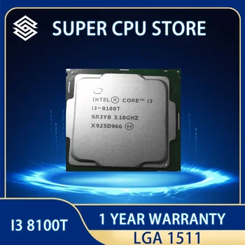 Процессор Intel Core i3-8100T, 4-ядерный, 3,1 ГГц, 6 Мб, разъем i3 8100T, 1151 / H4/LGA1151, 14 нм