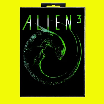 Alien 3 MD Carte de Joc de 16 Biți statele UNITE ale americii Acoperire pentru Sega Megadrive Geneza Consolă de jocuri Video Cartuș