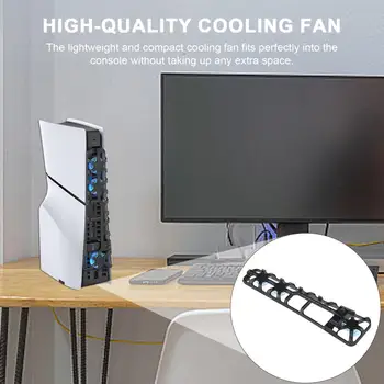 Ventilator de răcire Auxiliar de Disipare a Căldurii Tăcut Trei viteze de Ajustare Joc Consola Cooler pentru PS5 Slim